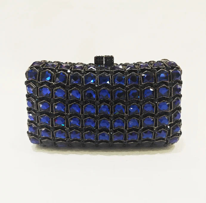 XIYUAN Big Stones Evening Purse Bags Rhinestone Wedding Gems Clutch Bag Bridal Clutches Women Diamonds