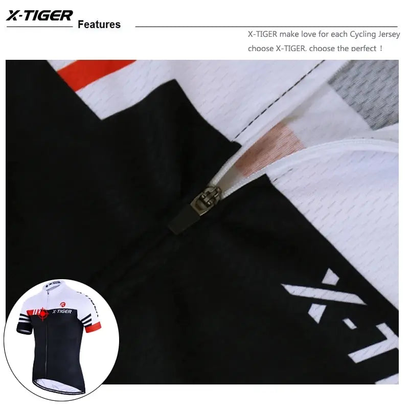 X-TIGER Summer Short Sleeve Pro Cycling Jersey Mountain Bicycle Clothing Racing Bike Jerseys