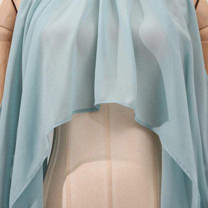 Chiffon Blouse Ladies Off shoulder Lantern Long Sleeve Design Top