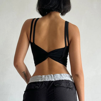 Women's Sports Bras Fitness Top, Push Up Fixed Pad, Yoga Bra, Back knotted Underwear, Running Vest, Gym Tops