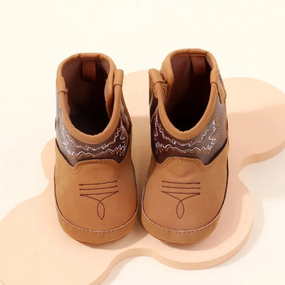 Baby Boots Made Of Soft PU and High-quality Cotton Short Boots With Rubber Soles and Anti Slip Baby