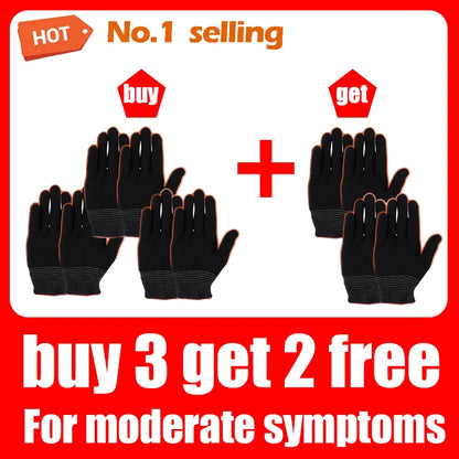 Nylon Gloves Winter Outdoor Sports Skiing Cold Hand Care Massage Heating Warm Gloves