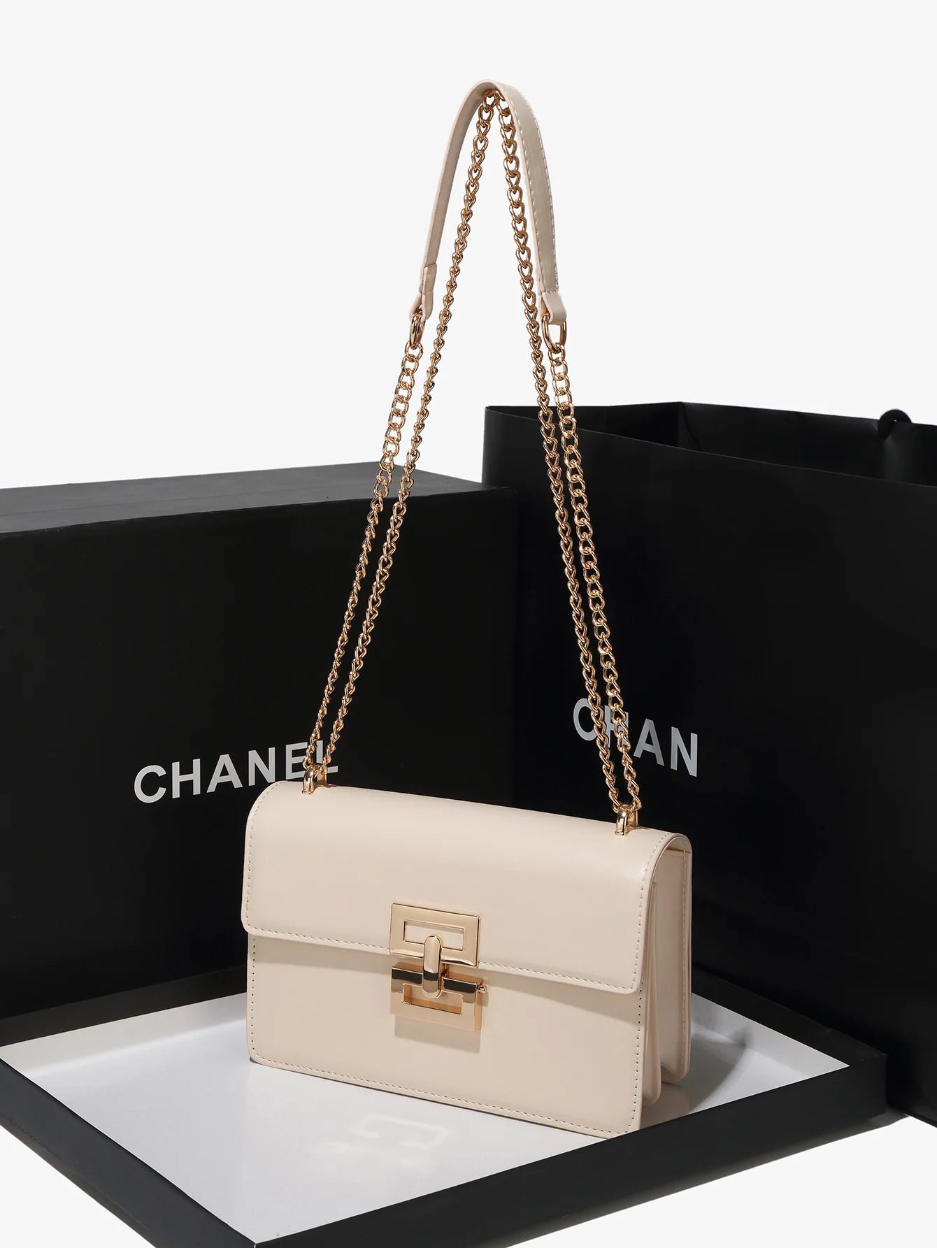 Belt decoration flip cover handbag crossbody bag