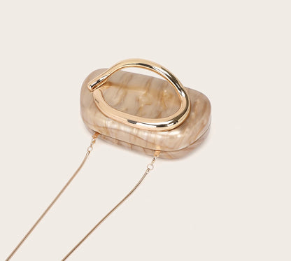 Luxury Evening Banquet Clutch Bag Bride Metal Shoulder Wedding Purse Party Crossbody Handbag