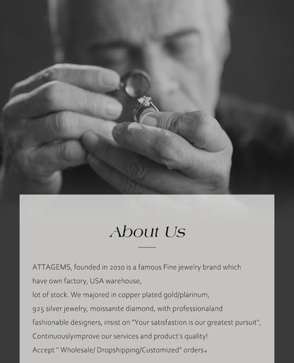 ATTAGEMS 925 Sterling Silver Luxury Women Ring Flowers DVVS1 Moissanite Pear-cut Classical Band Engagement Wedding Fine Jewelry