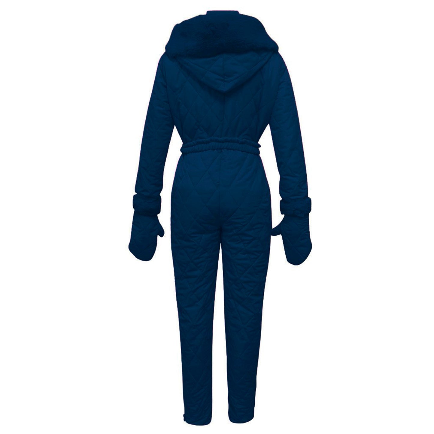 Women's Super Warm Snowsuit One Piece Ski Jumpsuit Snowboard Skisuit Cotton Padded