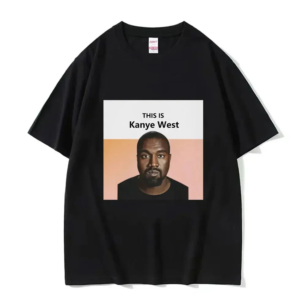 Funny Kanye West Meme T-Shirt Men's Vintage Fashion Hip Hop Rap Style Tshirt Men Women Short Sleeve T Shirt Streetwear