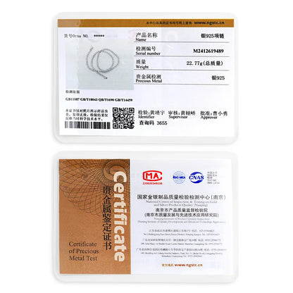 OEVAS 3MM/4MM/5MM/6.5MM Moissanite Tennis Necklace For Women Top Quality 100% 925 Sterling Silver Sparkling Party Fine Jewelry