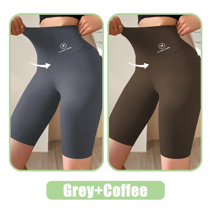 Seamless Women Sports Shorts High Waist Fitness Jogging Body Shaping Boxers Push Up Scrunch Butt Biker Slim Underwear