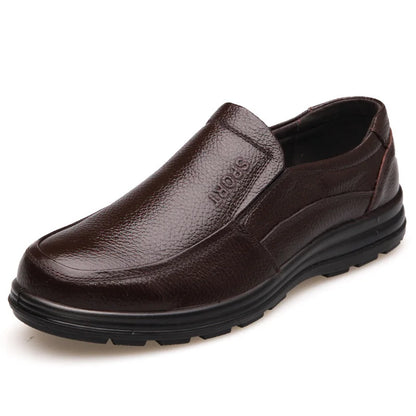 Genuine Leather Shoes Men Flats Fashion Soft Comfortable