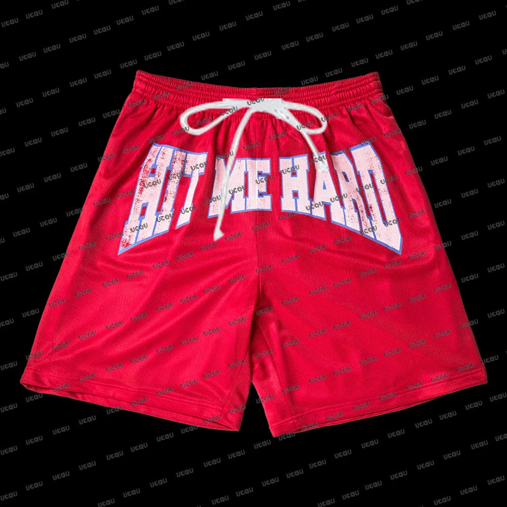 Summer New Arrivals Red Shorts For Women Billie World Tour Concert Same Style Short Pants Casual Quick Drying Beach Shorts