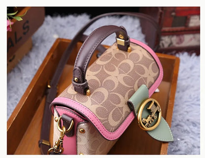 Women Bags Designer Luxury Crossbody Shoulder Purses Handbag Women Clutch Travel Tote Bag coffee black red coffee-black-red-
