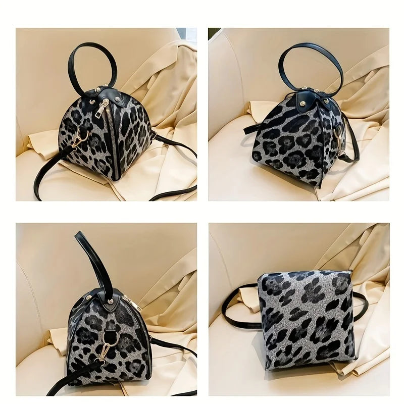 Print Triangle Handbag, Trendy Mini Crossbody Bag, Women's Clutch Purse For Party Prom Dating