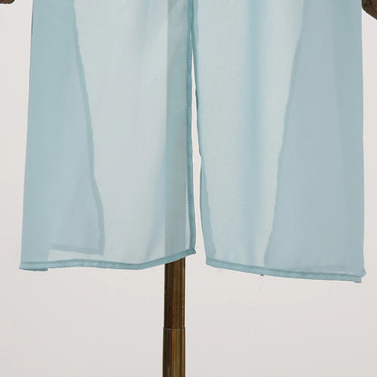 Chiffon Blouse Ladies Off shoulder Lantern Long Sleeve Design Top
