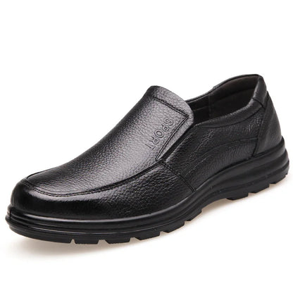 Genuine Leather Shoes Men Flats Fashion Soft Comfortable