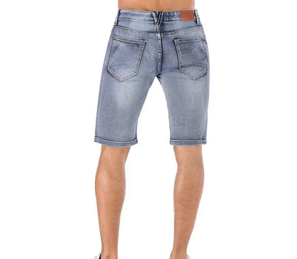 Men's Jeans Trend Denim Shorts Stretch Slim Hip Hop Classic