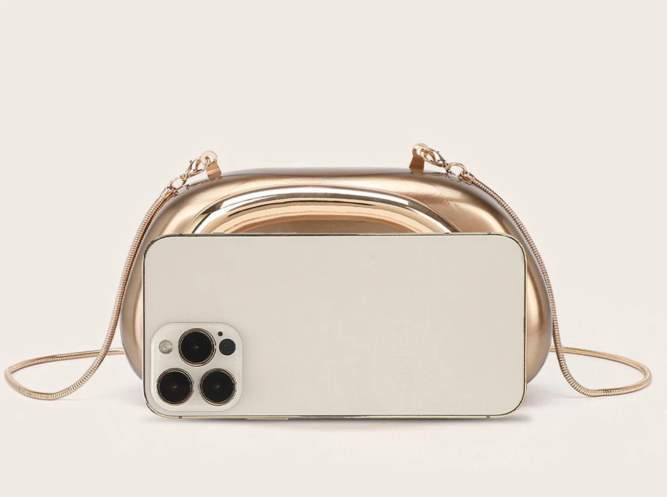 Luxury Evening Banquet Clutch Bag Bride Metal Shoulder Wedding Purse Party Crossbody Handbag