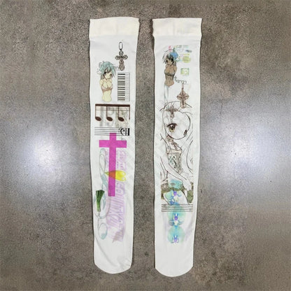 Goth cross Y2K Sweet Over Knee Long Nylon Calf Socks Thigh High Stockings 12 / One Size 13 / One Size 14 / One Size 12 / One Size-13 / One Size-14 / One Size-15 / One Size-16 / One Size-17 / One Size-18 / One Size-19 / One Size-4 / One Size-5 / One Size-6 / One Size-7 / One Size-8 / One Size-black / One Size-9 / One Size-10 / One Size-11 / One Size-C / One Size-B2 / One Size-B / One Size-A / One Size-D / One Size-1 / One Size-2 / One Size-3 / One Size-Khaki / One Size-White / One Size-