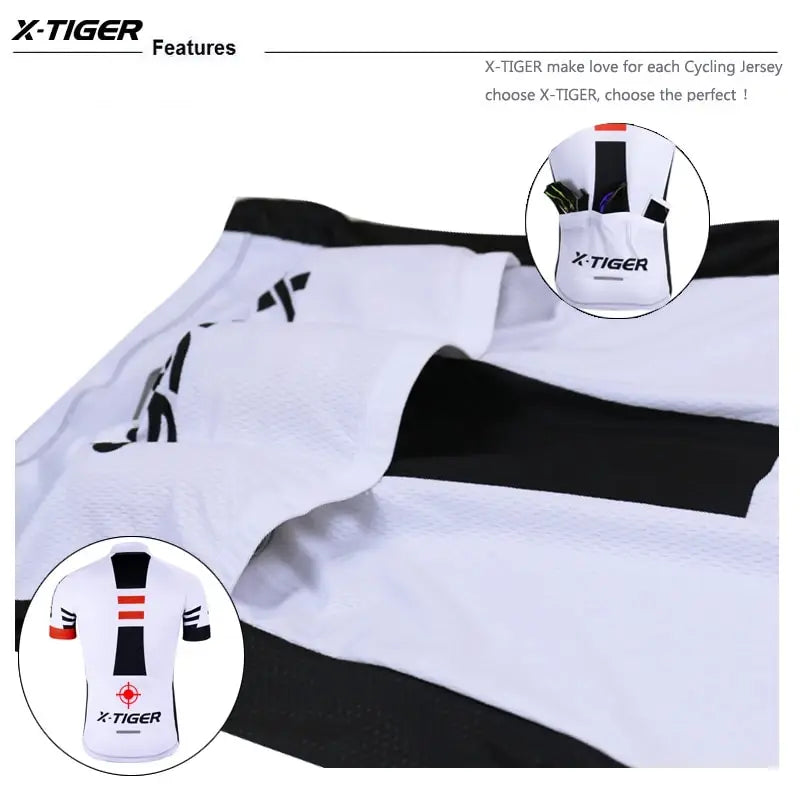 X-TIGER Summer Short Sleeve Pro Cycling Jersey Mountain Bicycle Clothing Racing Bike Jerseys