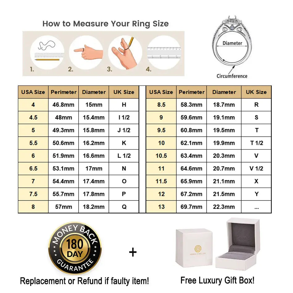 Newshe 925 Sterling Silver Moissanite Mens Wedding Band Half Eternity Princess Cut Lab Created Diamond Ring Luxury Jewelry