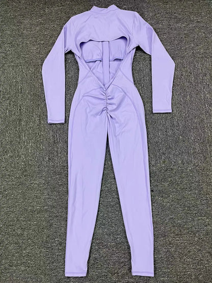 One-Piece Yoga Complete Sports Set Women Suits Gym Set Women's Training Siamese Fitness Suit Women Sportswear
