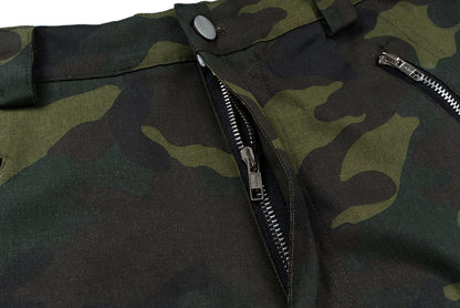 Color Match Multi-pockets Camouflage Cargo Pants for Men and Women Patchwork Baggy Overalls