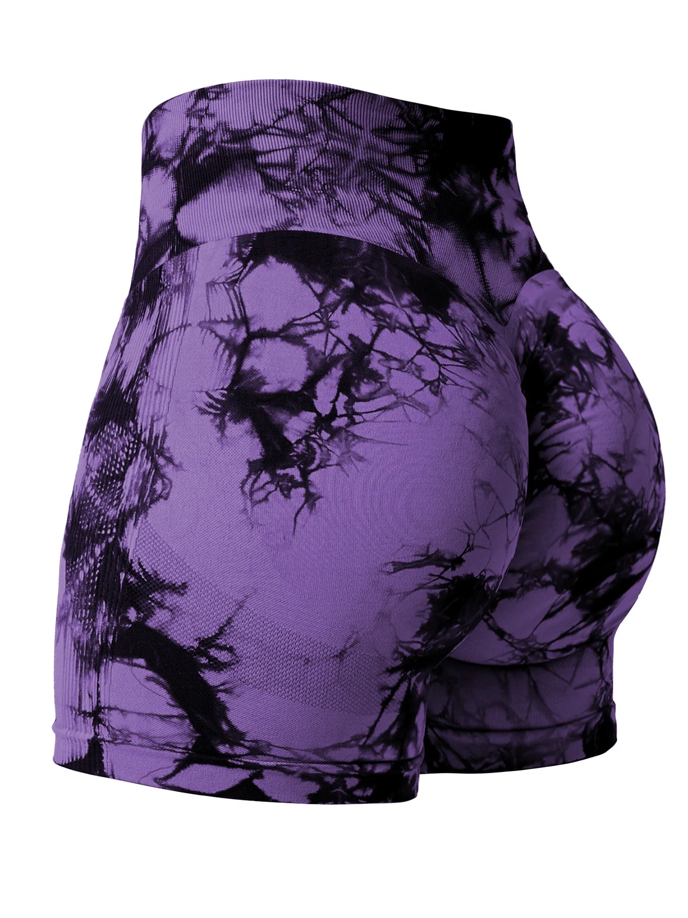 Tie Dye Shorts Woman Fitness Seamless Butt Lifting Shorts One Pieces Activewear Running Outdoors