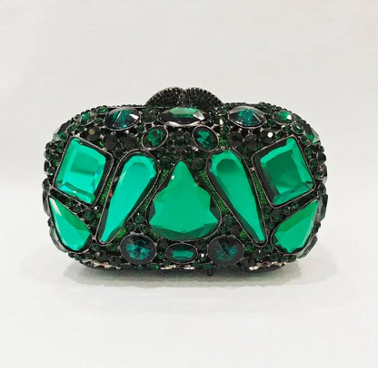 XIYUAN Big Stones Evening Purse Bags Rhinestone Wedding Gems Clutch Bag Bridal Clutches Women Diamonds