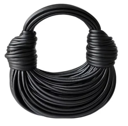 Gold Luxury Designer Brand Handwoven Noodle Bags Rope Knotted Pulled Hobo Silver Evening Clutch Chic