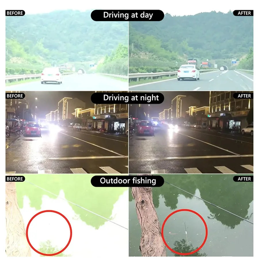 Men Photochromic Polarized Chameleon Glasses Change Color Sun Glasses Day Night Vision UV400