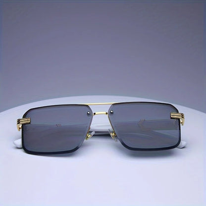Populare Frameless Sun Glasses Male Female Classic Small Square Summer Traveling Shades