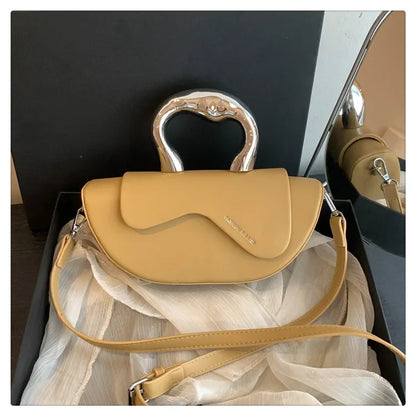 Solid Soft Shoulder Bag High Quality Bags for Women Hasp Interior Compartment Pu Women's Handbag