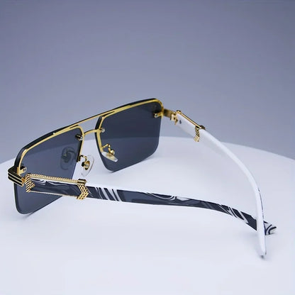 Populare Frameless Sun Glasses Male Female Classic Small Square Summer Traveling Shades