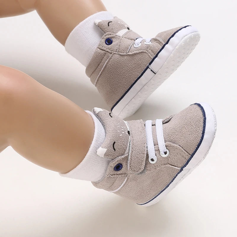 Casual And Fashionable Baby Cartoon Soft Soled Shoes 0-1 Year Old Walking Shoes