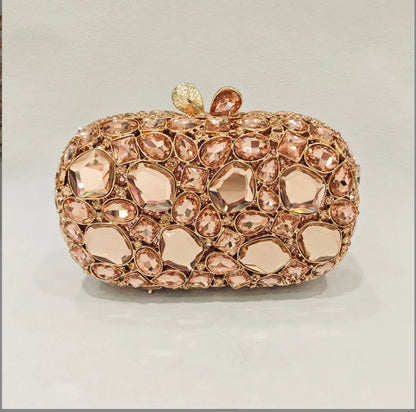XIYUAN Big Stones Evening Purse Bags Rhinestone Wedding Gems Clutch Bag Bridal Clutches Women Diamonds