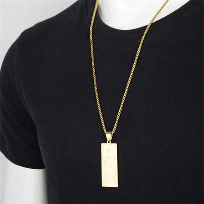 Hip-hop Accessories Party Gifts Dollar Pendant Men's Fashion Necklace,Birthday Gifts, Small Bills Valentine's Day