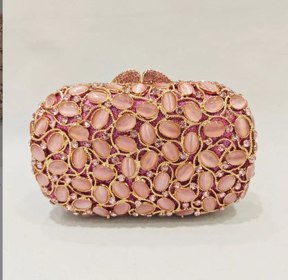XIYUAN Big Stones Evening Purse Bags Rhinestone Wedding Gems Clutch Bag Bridal Clutches Women Diamonds