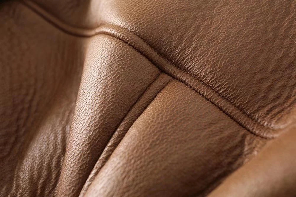 Thick and warm faux leather jacket Coat women's beige long-sleeved belt jacket women 2025 winter fashion new streetwear Tops