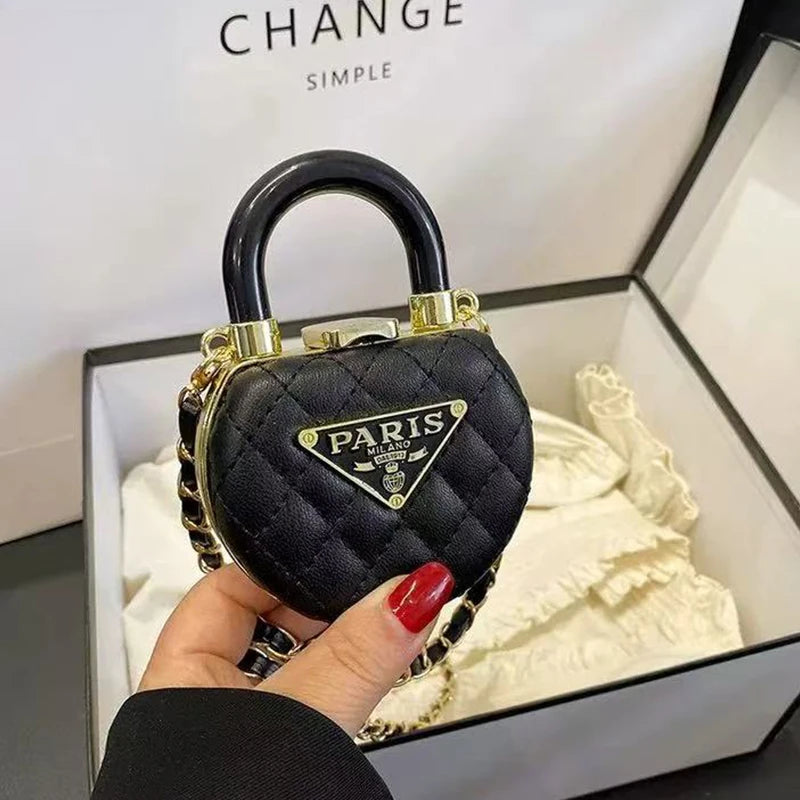 diamond mini texture retro design small decoration casual personalized handbag shoulder bag