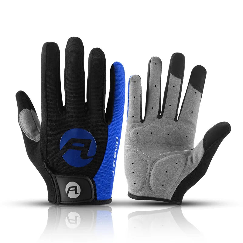 Cycling Gloves Full Finger BMX Mountain Bike Gloves with Touchscreen MTB Padded Anti-Slip Grips for Men Women