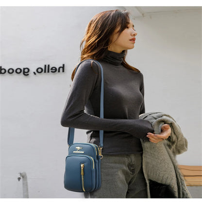 Ladies New Trendy Pu Leather Shoulder Bags Luxury Designer Simple Small Purse