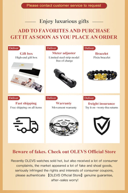 Automatic Mechanical Men Watch Threaded Dial Waterproof Stainless Steel Strap Classic Men's Watches Luxury