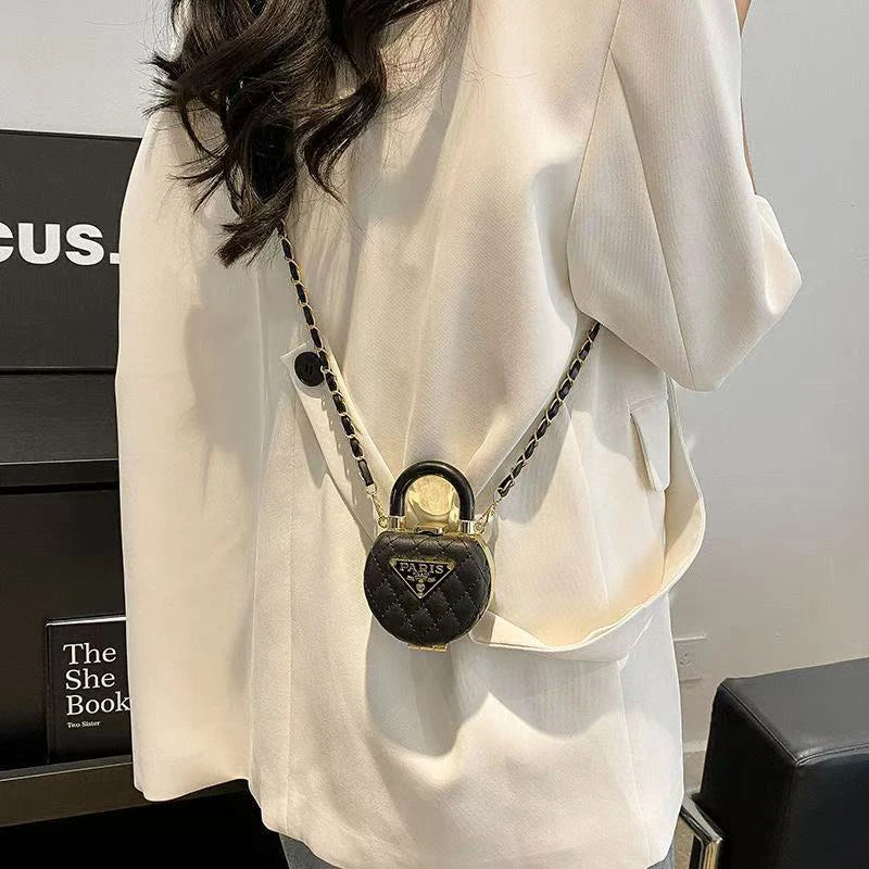 diamond mini texture retro design small decoration casual personalized handbag shoulder bag