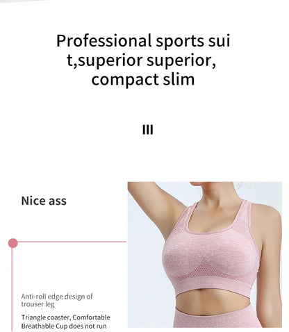 Women Sports Bra Top Push Up Fitness Yoga Bra Underwear Sport Tops For Women Breathable