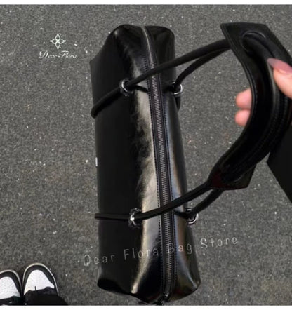 Large Capacity Boston Pillow Handbag Shoulder Bags Vintage Large Capacity Tote Bag