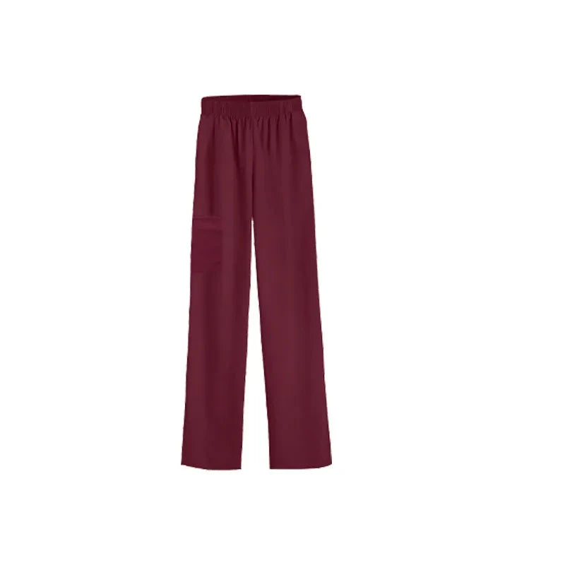 Solid Color Soft Medical Uniform Bottoms Men's and Women's Medical Workwear Pants Nurse Accessories Scrub Bottoms