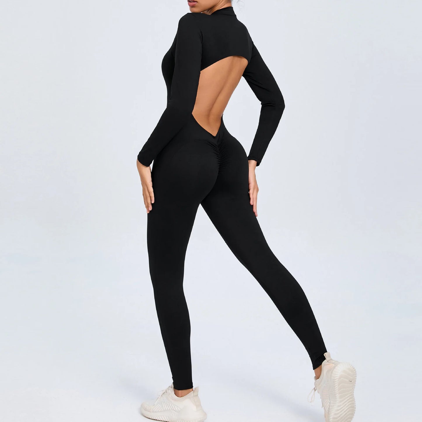 One-Piece Yoga Complete Sports Set Women Suits Gym Set Women's Training Siamese Fitness Suit Women Sportswear