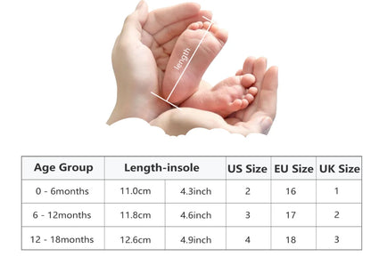 Newborn Boys And Girls Baby Shoes Canvas Soft Soles First Walking Shoes Breathable