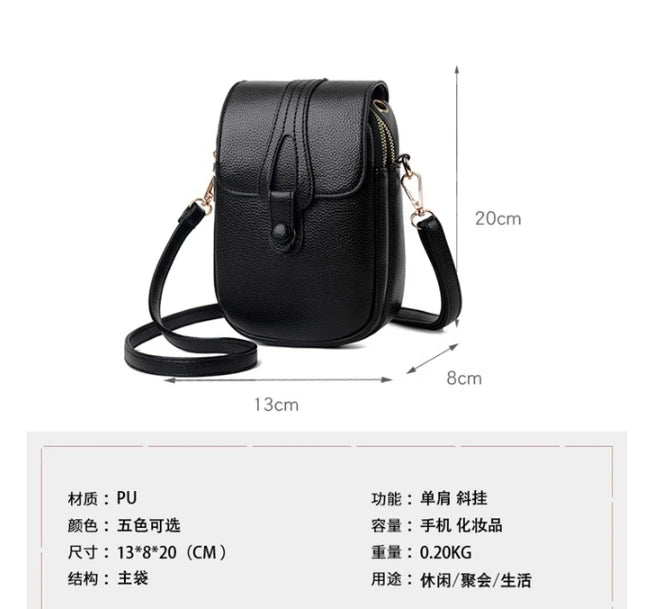 Women's Bag Mobile Phone Bag One-Shoulder Crossbody Bag is fashionable and versatile