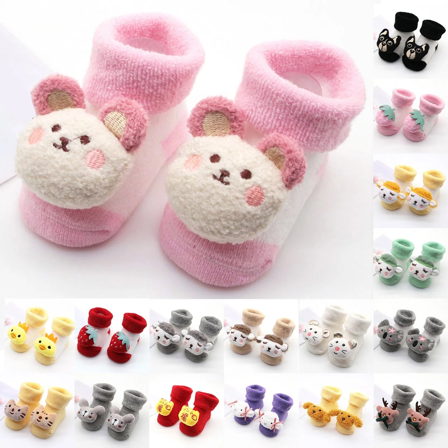 Stripe Socks Baby Shoes Boys And Girls Walking Socks Comfortable